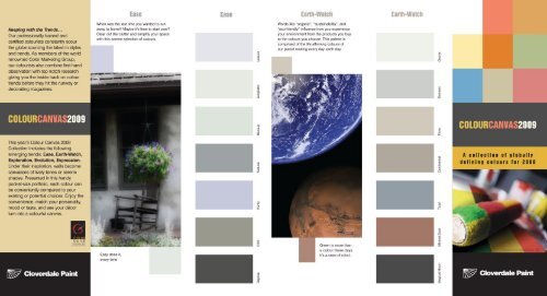 Cloverdale Paint Colour Chart