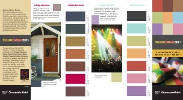 CG Cloverdale Colour Canvas 2011.qxp:Trend ... - Cloverdale Paint