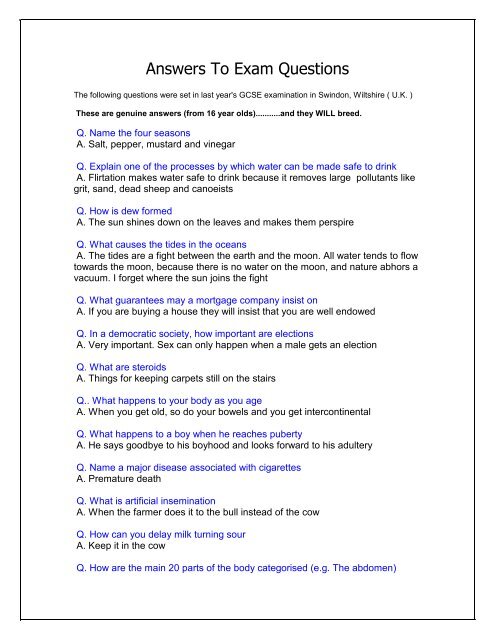 Answers To Exam Questions answers-to-exam-questions