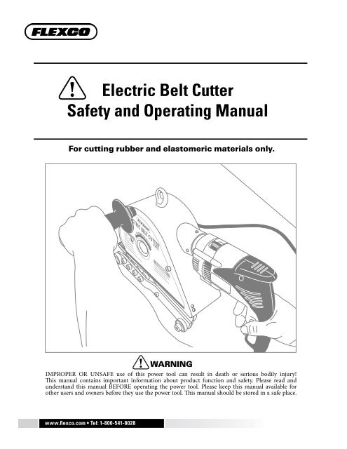flexco belt cutter