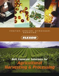 Agricultural Harvesting & Processing Agricultural ... - Flexco