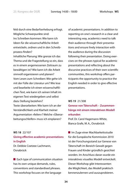 23. Kongress der DGfE  12. – 14. März 2012 Osnabrück ...