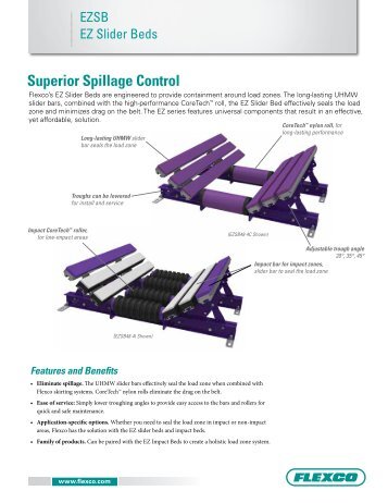Superior Spillage Control - Flexco