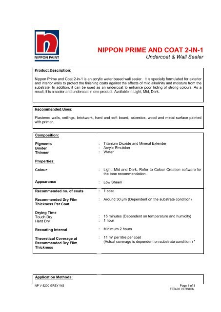 View Tsds Nippon Paint Malaysia