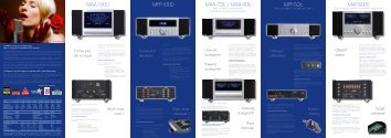 MAA-1000 MAA-706 / MAA-406 MAP-800II MPP-1000 MPP ... - 4Audio