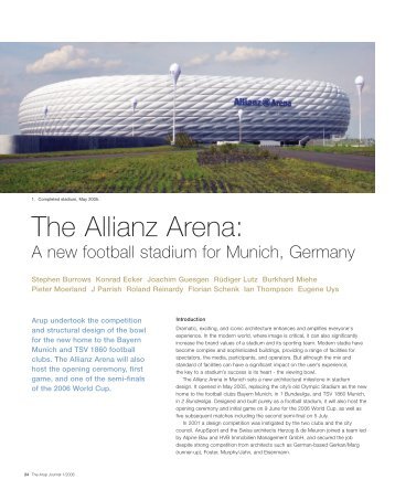 The Allianz Arena: - Arup