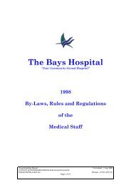 here - The Bays Hospital
