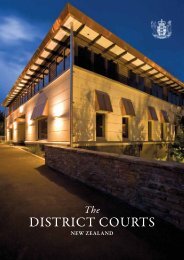 DISTRICT COURTS - Courts of New Zealand