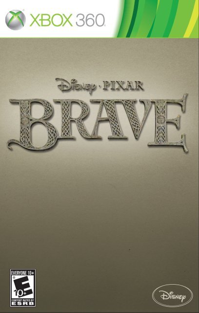 Lastig Integratie het laatste Disneyâ€¢Pixar Brave (Xbox 360)