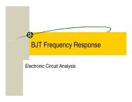 BJT Frequency Response