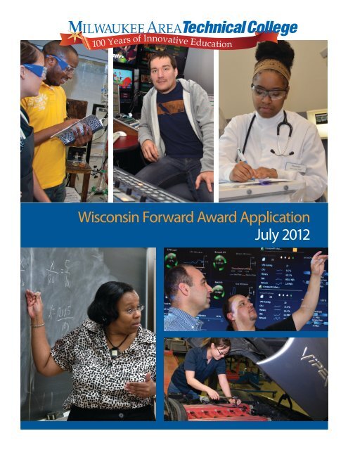 WI Forward Award 2012 - Welcome to MATC - Milwaukee Area ...