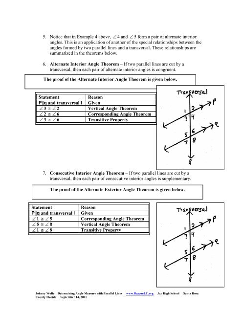 5 Notice That In Example