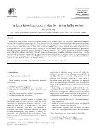 A fuzzy knowledge-based system for railway traffic control - DCCE