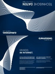 TECHNISCHE DATEN - Grundig