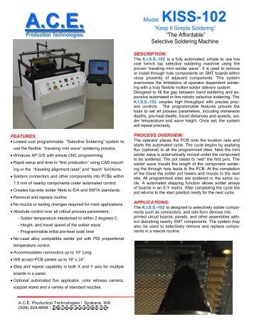 KISS-102 Data Sheet 8-26 - Process Support Products