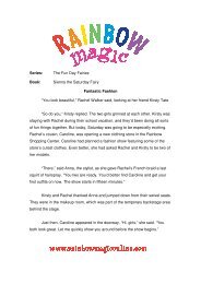 Series: The Fun Day Fairies Book: Sienna the ... - Rainbow Magic