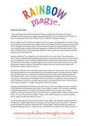 Sneak peek my story - Rainbow Magic