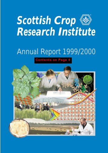 PDF file: Annual Report 1999/2000 - Scottish Crop Research Institute