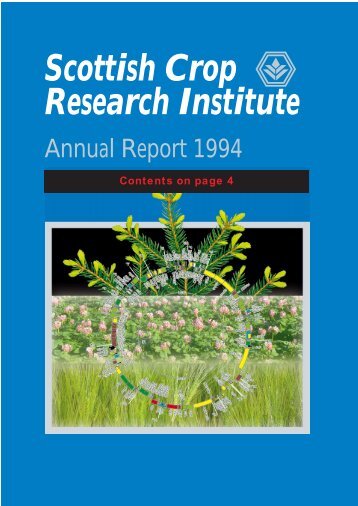 PDF file: Annual Report 1994 - Scottish Crop Research Institute