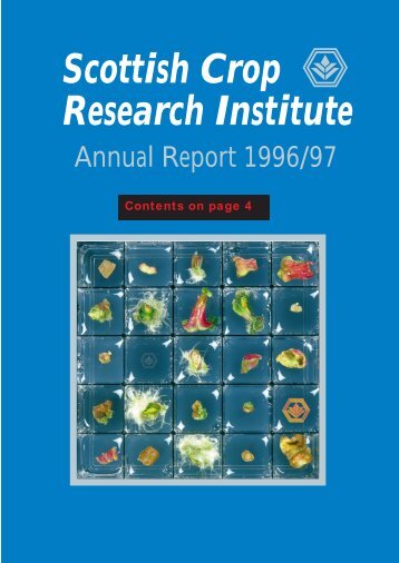 PDF file: Annual Report 1996/1997 - Scottish Crop Research Institute
