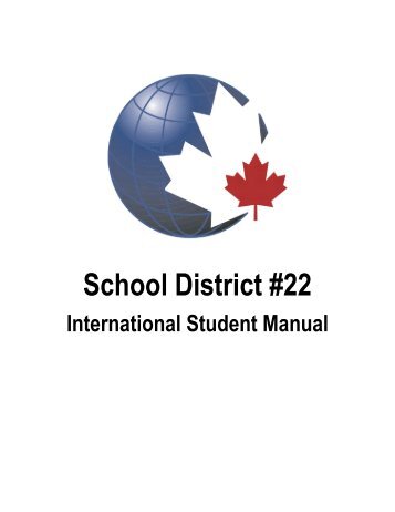 Student Manual - School District 22 Vernon