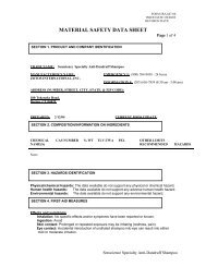 material safety data sheet - senscience