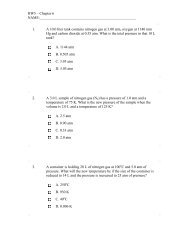 HW5 â Chapter 6 NAME: 1. A 10.0 liter tank contains nitrogen gas at ...