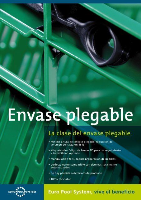 La clase del envase plegable - Euro Pool System
