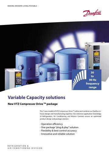 Variable Capacity solutions - Danfoss