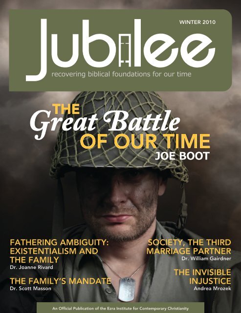 Jubilee - Winter 2010 - Ezra Institute for Contemporary Christianity