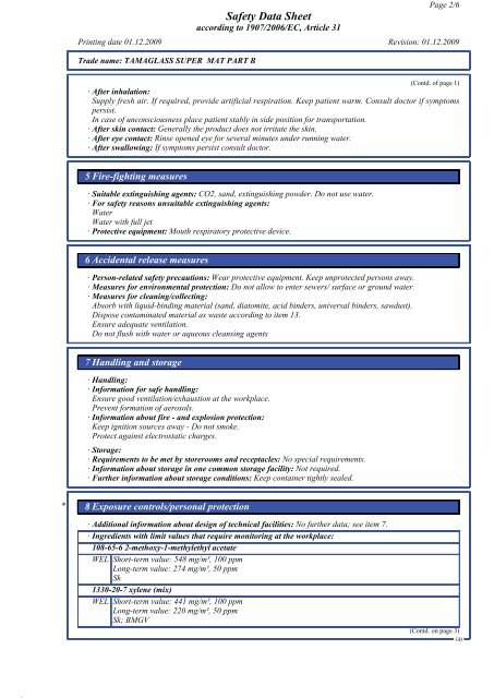 Download specifications - Tambour Paints