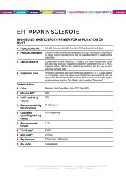 EPITAMARIN SOLEKOTE - Tambour Paints