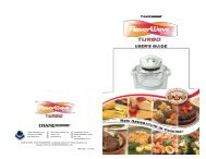 Flavorwave OvenÂ® Turbo Owner's Manual - Thane