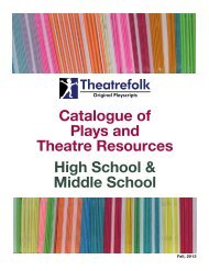 Ordering Plays - Theatrefolk