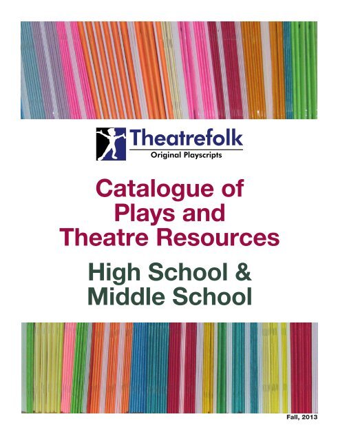 Ordering Plays - Theatrefolk