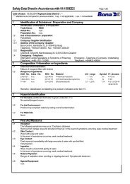 Safety Data Sheet in Accordance with 91/155/EEC - Solid Wood ...