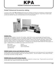 Kodak Professional Accessories catalog - Tiffen