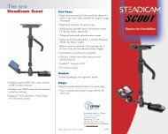 Steadicam Scout - Tiffen.com