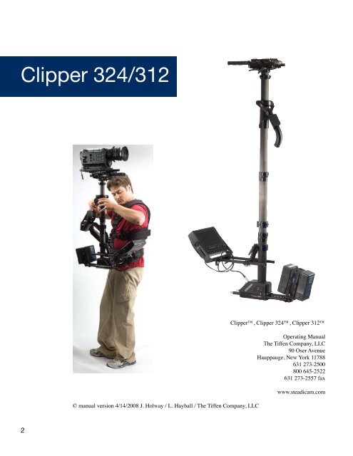 Clipper 312/324 Manual - Tiffen