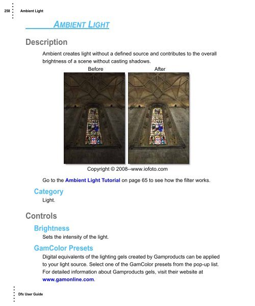 Dfx User Guide - Tiffen.com