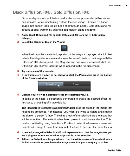 Dfx User Guide - Tiffen.com