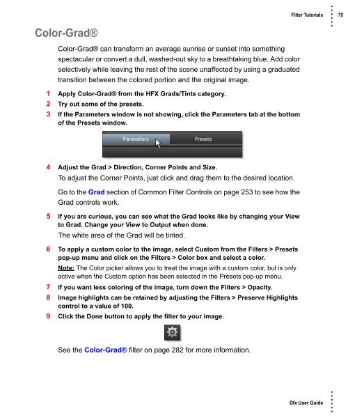 Dfx User Guide - Tiffen.com