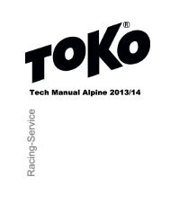 Tech Manual Alpine 2012/2013 - Toko