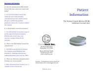 Patient Information for Cervical Disc Replacement Study