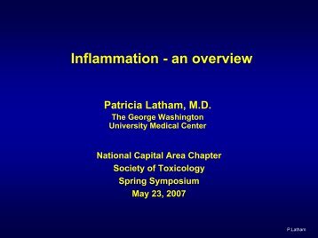 Inflammation - an overview - Society of Toxicology