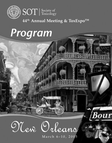 Program - Society of Toxicology