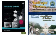 Annual Meeting & ToxExpo Annual Meeting & ToxExpo Annual ...