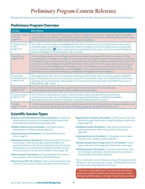 51st Annual Meeting & ToxExpo - Society of Toxicology