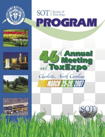 Annual Meeting Program - Society of Toxicology