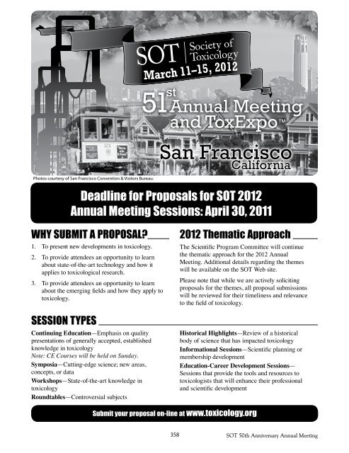 Program - Society of Toxicology